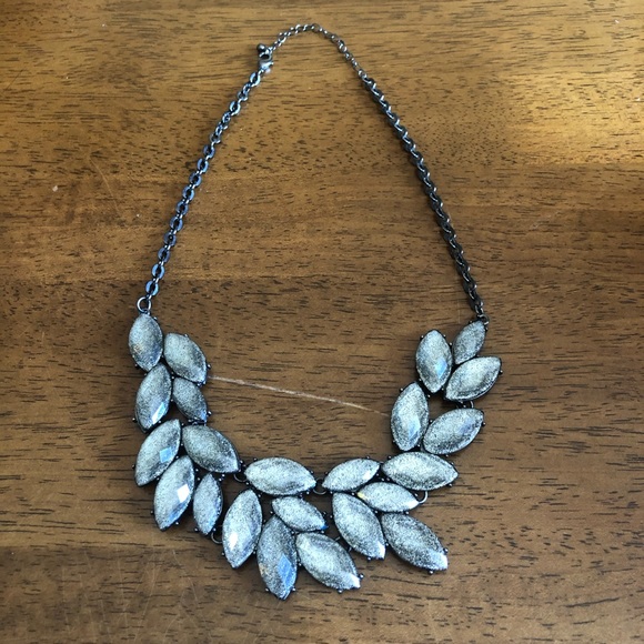 Silver statement necklace - Picture 1 of 2